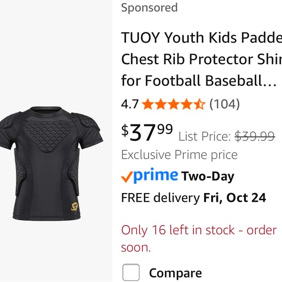 Black Kids Protective Shirt - Picture 8 of 8